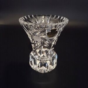 Vintage WARA Crystal 4in Clear Hand Cut West Germany MCM